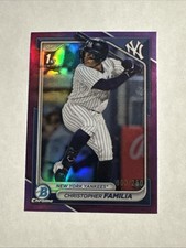 2924 Bowman Chrome Christopher Familia BCP-154 Purple Refractor /150 1st Rookie
