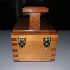 Vintage Shoe Shine Box With Brushes