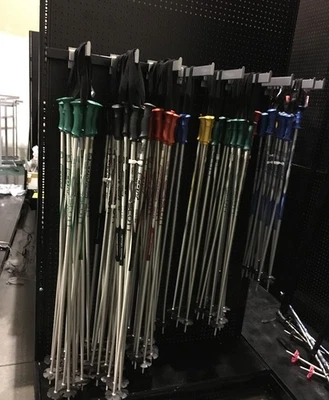 LEKI Used Ski Poles (See Description) Trekking Poles 90-140CM 36”-54” Hiking Walking