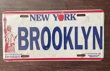 1993 retro New York LIBERTY , BROOKLYN,  License Plate standard size