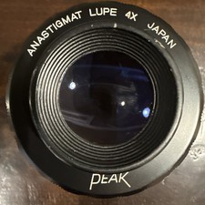 PEAK Anastigmat Lupe 4x Magnifier Made In Japan Good Condition See Photos