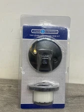 Jones Stephens B51043 Two-Hole Trip Lever Tub Drain Trim Kit - Matte Black