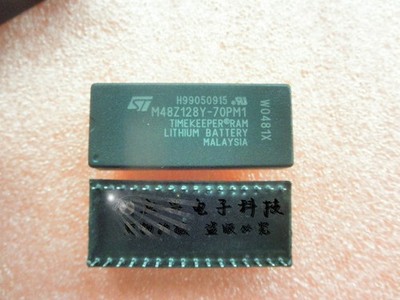 1PC ST M48Z128Y-70PM1 Encapsulation:DIP,1 Mbit 128Kb x8 ZEROPOWER SRAM #GK-3