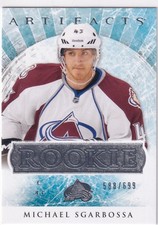 12/13 UD ARTIFACTS MICHAEL SGARBOSSA RC SP ROOKIE /699 #205