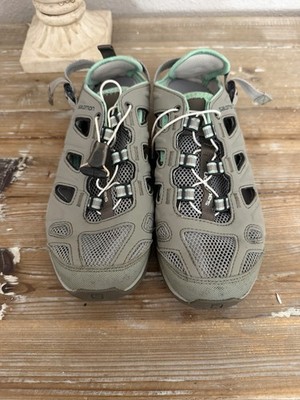 salomon Water shoes women hiking Trail Amphib Quick Lace Gray Outdoor Sneaker