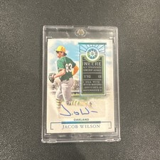 2024 Panini Boys of Summer-1/1 Laundry Tag Auto Jacob Wilson #PMS-JW (AU MEM RC)