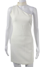 Alice + Olivia Women White Sleeveless Bodycon Mini Dress Size 2