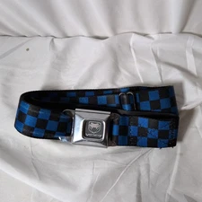  Buckle Down Dodge Viper Adjustable Seatbelt Belt Buckle Black White Made In USA