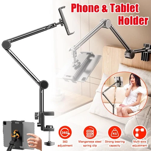Verstellbar Halterung Handy Halter Tisch Bett Ständer für Tablet iPad Smartphone