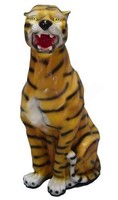 Design Tiger Figur Statue Skulptur Figuren Skulpturen Garten Dekoration Deko Neu