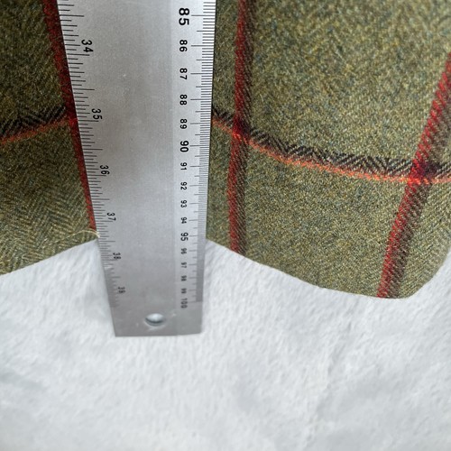Joules Duke Tweed Overcoat Mens Medium Green Tweed Check - Picture 4 of 7