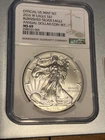 2016-W Burnished Silver Eagle $1.00 , NGC MS69