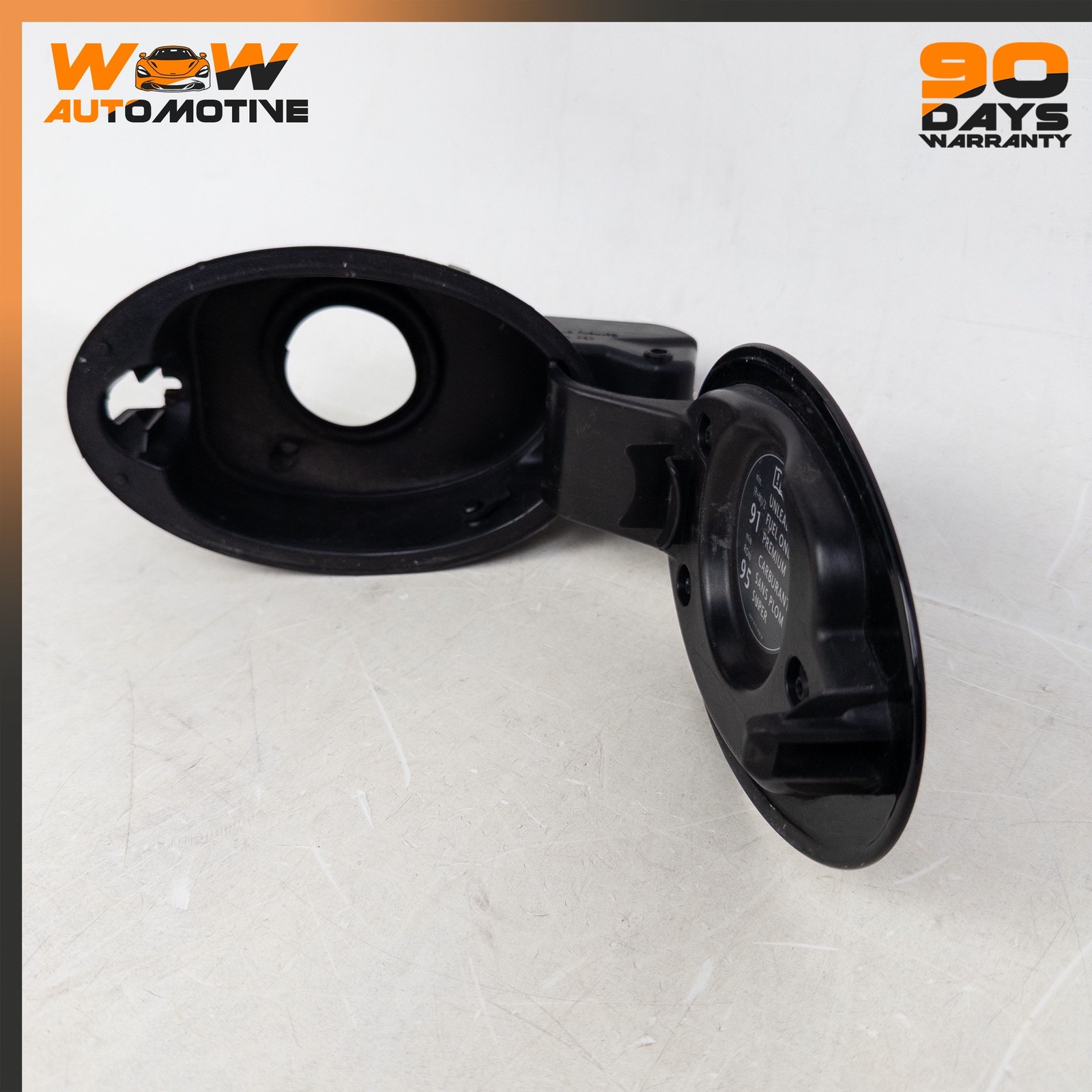 07-11 BENTLEY CONTINENTAL GTC FUEL FILLER GAS TANK DOOR FLAP LID BLACK OEM