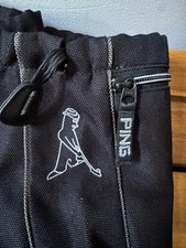 PING Golf AC Shoe Sack Bag Black Mr PING Embroidered Logo New NWT
