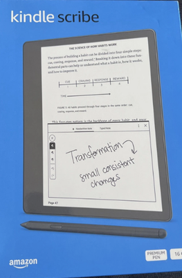 Amazon Kindle Scribe 16GB,Wi-Fi, 10.2 Inch Digital Notebook with