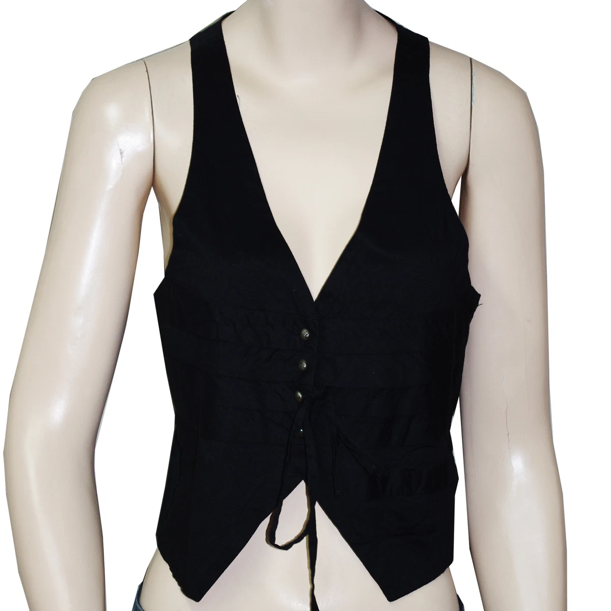 grand gilet noir femme