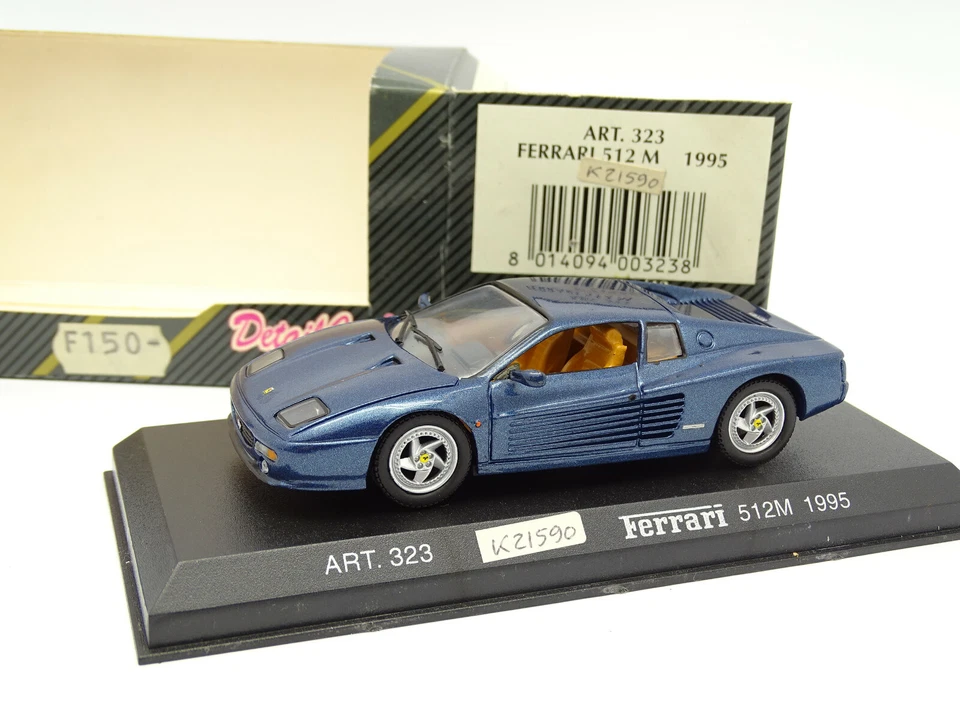 Detail Autos 1/43 - Ferrari 512M Blau 1995 - Bild 1 von 1