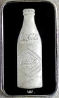 1975 SILVER COCA-COLA NASHVILLE TENNESSEE 1oz 999 ANNIVERSARY ART BAR IN CAPSULE