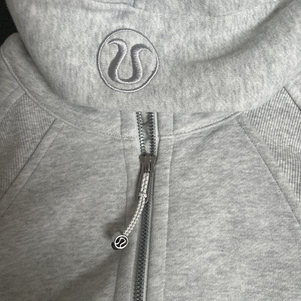 Lululemon SCUBA OVERSIZED HALF ZIP HOODIE Heathered Light