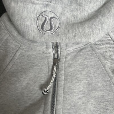 Lululemon SCUBA OVERSIZED HALF ZIP HOODIE Heathered Light