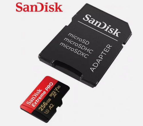 SanDisk Extreme PRO 256GB Micro SD Card And Adaptor Brand New And Sealed - Photo 2 sur 3