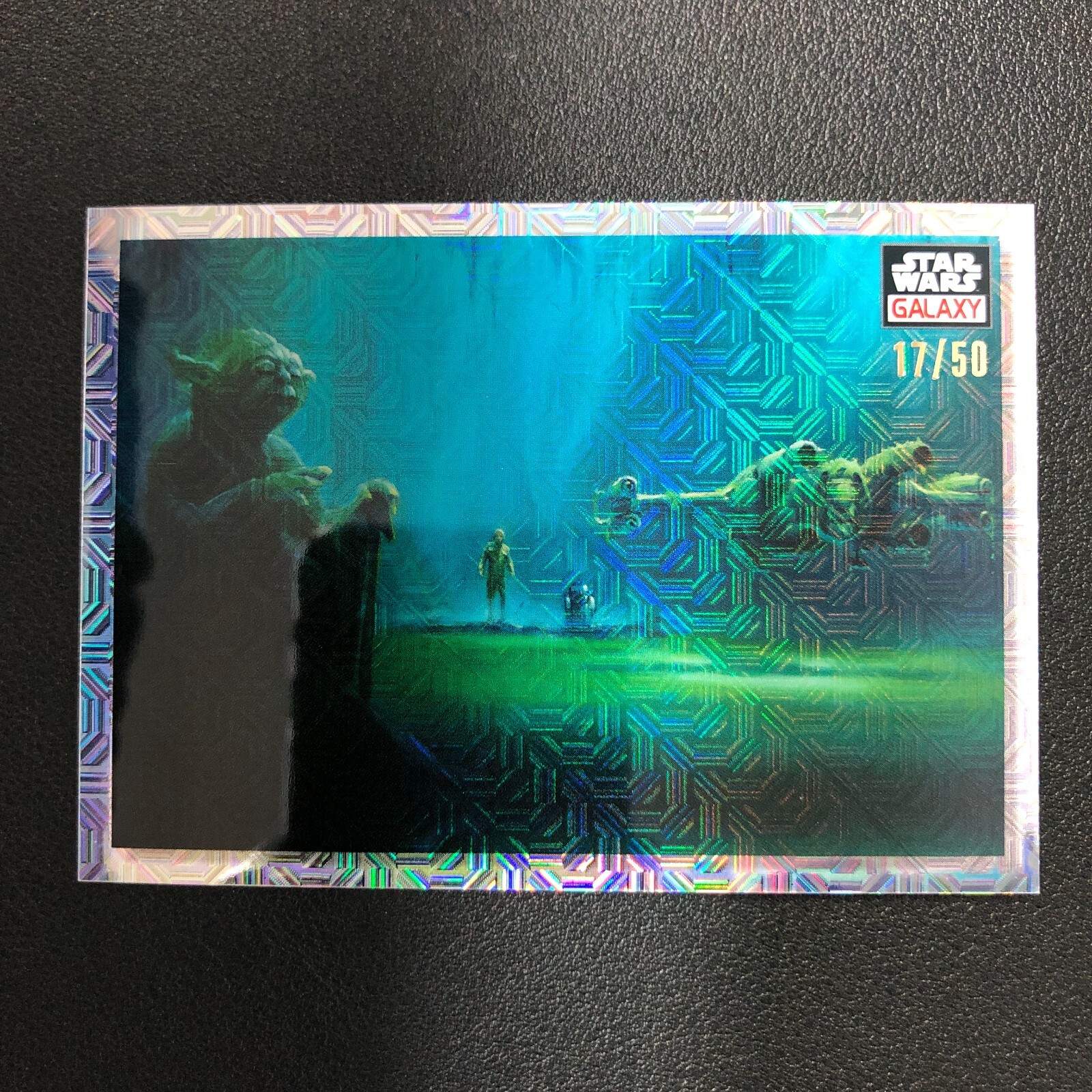 2023 Topps Chrome Star Wars Galaxy #87 Lifting the X-Wing Mojo Refractor /50