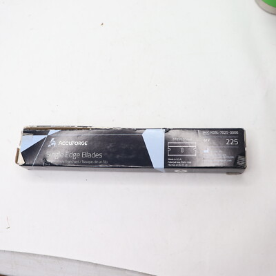 (225-Pk) Accuforge Single Edge Blade Carbon Steel .012'' AGBL-7025-0000