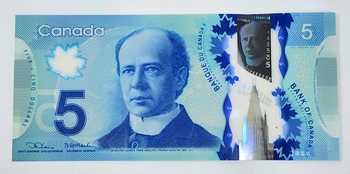 SET 10 Canada Banknote 2013 (2022) $5 Polymer P106e Lane/Macklem UNC. #INK - Picture 3 of 5