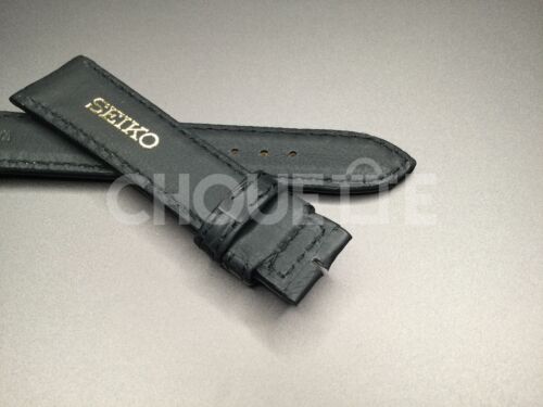 OEM Grand Seiko DEA3AW 19mm matt schwarz Lederband Band für SBGA047/9R65-0AG - Bild 4 von 8