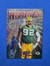 1995 Stadium Club REGGIE WHITE &amp; Lomas Brown Members Only Nemeses card