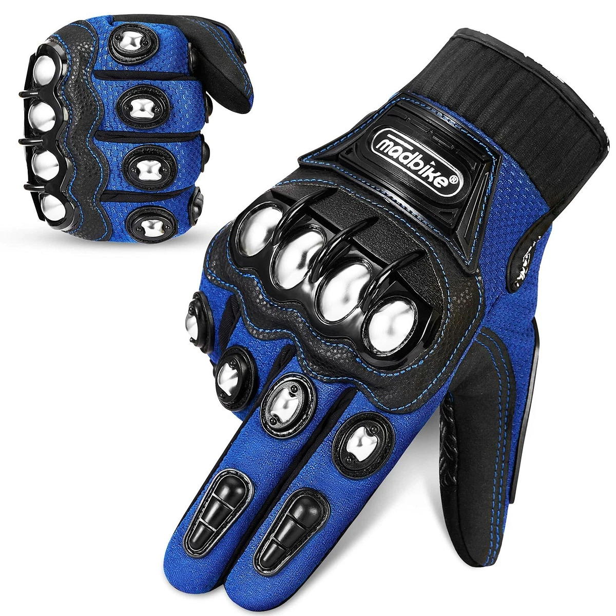 ILM Alloy Steel Motorcycle Gloves MTB Dirt Bike Cycling Racing Motorbike Gloves