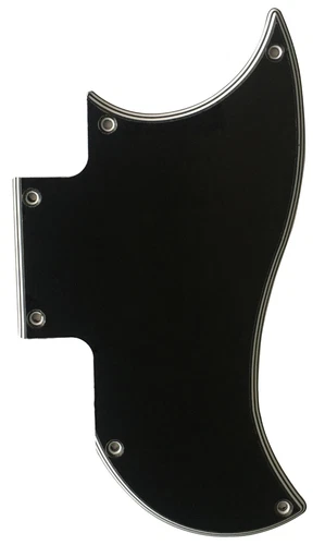 New 5 Ply Guitar Pickguard Fits Gibson SG Special 2018 OD Mini Humbuckers,Black