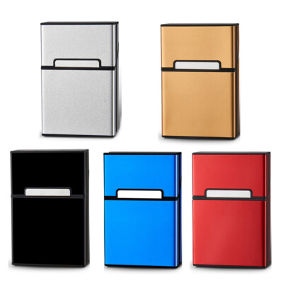 cigarette case ebay uk For 20 Cigarette Metal Tobacco Holder Aluminum Cigarette Case Storage  Pocket Box