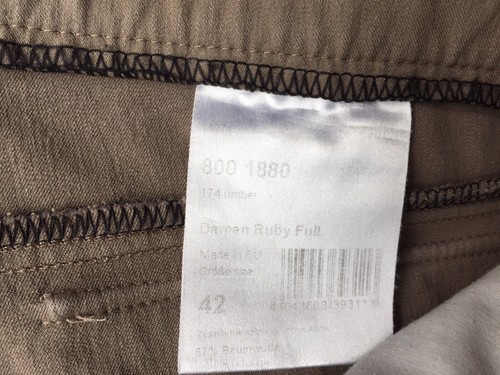 Vintage Eurostar Full Seat Breeches Womens 31” Beige And Brown - 第 8/12 張圖片