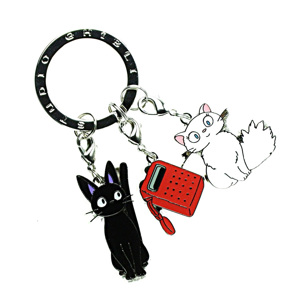 Kiki's Delivery Service Keychain Triple Radio Zinc Alloy