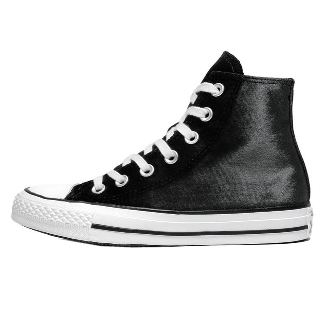 converse black velvet
