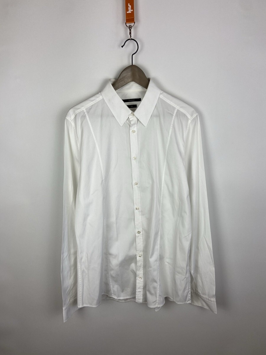 Vintage Gucci by Tom Ford Classic Slim White Long Sleeve