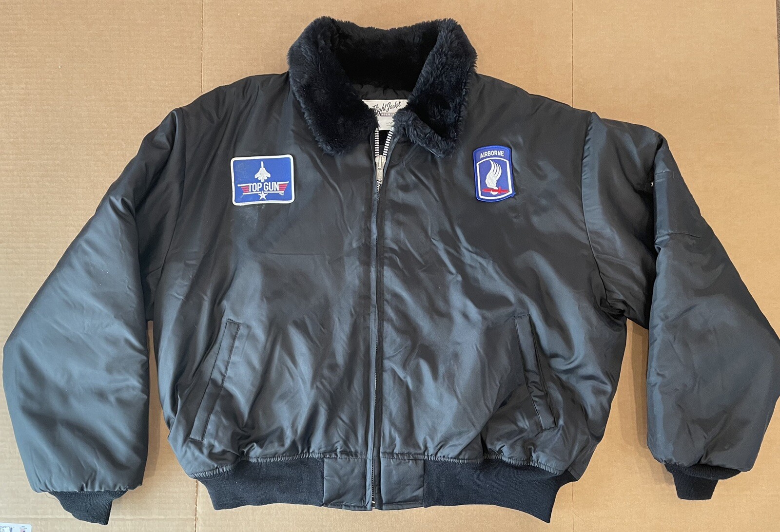 Vintage Flight Jacket XXL Bomber Flight Jacket RN 10… Gem