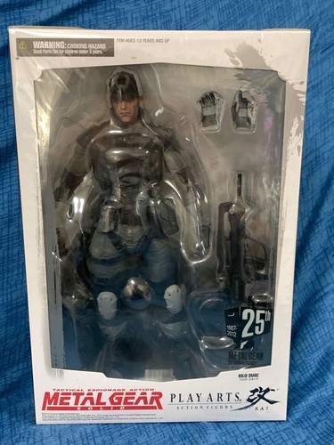 Square Enix Play Arts Kai Metal Gear Solid SOLID SNAKE 25th Action Figure NEW - Picture 18 of 20