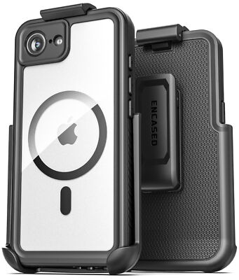 For iPhone 16e Waterproof Case with Belt Clip Holster