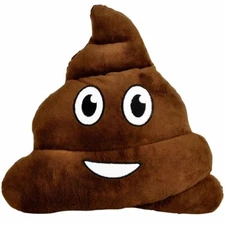 Funny 12" Poop Pillow Home Decor Item