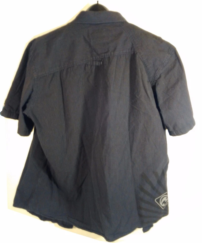 CAMISA OCEAN CURRENT HOMBRE EXTRA GRANDE, XL RAYAS MANGA CORTA ABOTONADA, (H) Foto 2 de 4