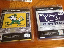 PREMIUM FLAG 3'X 5' PENN STATE OR NOTRE DAME BSI PRODUCTS FREE SHIPPING!