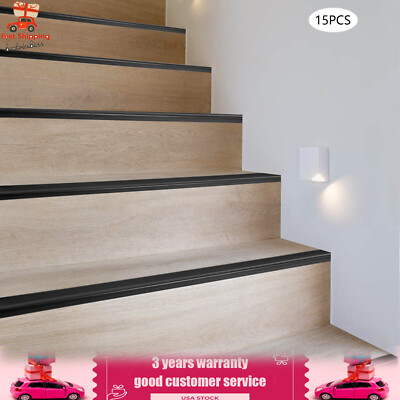Stair Edge Protector  Anti-Slip Stair Corner Waterproof Step Edge Trim 15 pcs