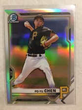 2021 Bowman Draft Chrome Po-Yu Chen #BDC-151 Refractor