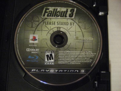 Fallout 3 (Sony PlayStation 3, 2008 Disc in Excellent Condition!!!