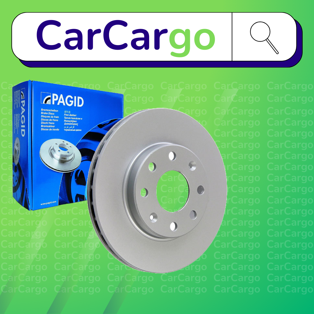 Pagid Vented Front Brake Discs Pair For Daewoo Kalos 1.2 2003-2024 236 mm