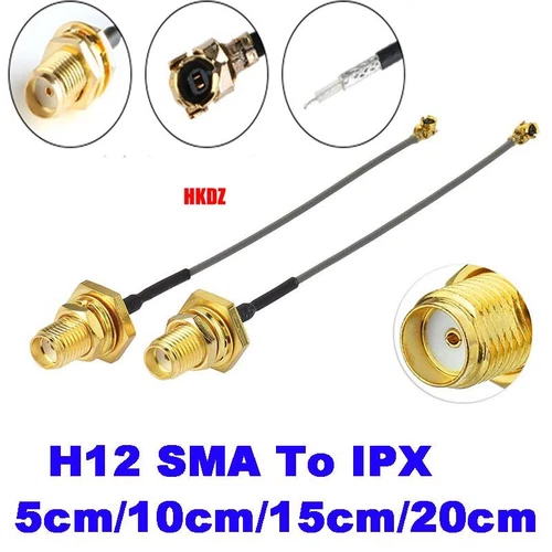 WLAN SMA Stecker auf IPX U.FL Buchse Verlängerung Antennen Kabel WIFI/GSM/GPS/4G