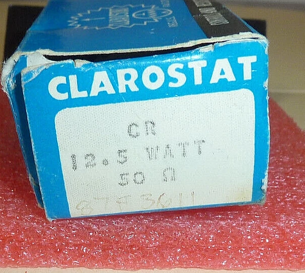 CLAROSTAT 12.5 WATT 50 OHM Rheostat Wirewound, 50 ohm, 12.5 W Panel Mount - Image 3 of 3