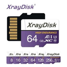 NEW Micro SD Card 64gb XrayDisk High Speed Memory Card w Adapter - Camera/Phones